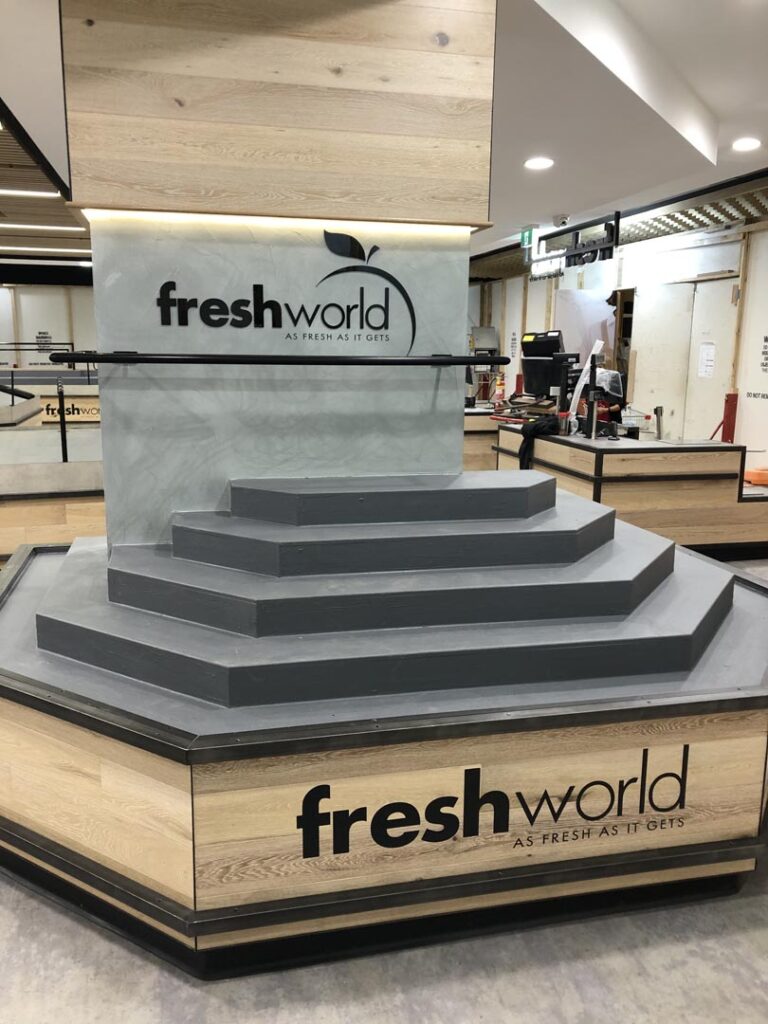 Fresh World Fruit Shop Construction Portfolio - Belway Constructions